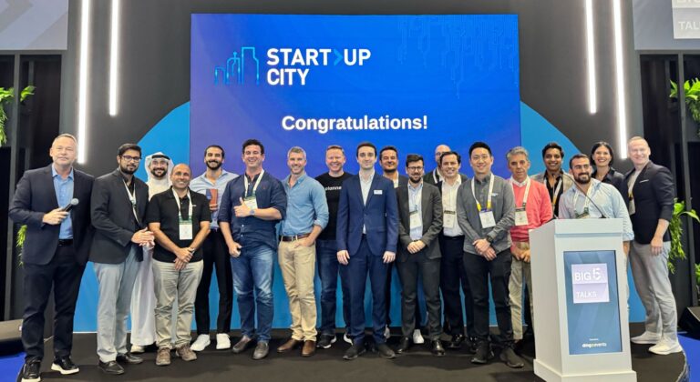 Opteam team at Start-up City pitch competition